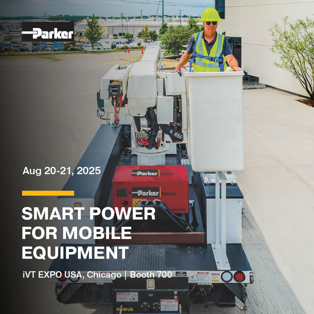 SMART ePTO innovation at iVT Expo: modular design, precise control, and up to 85% noise reduction. See them at Booth 700, Aug 20-21. prker.co/44cKoR0

#iVTExpo #Electrification #PowerTakeOff