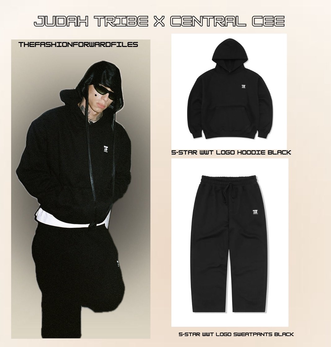 FashFwrdFiles's tweet image. Central Cee wears a 5 star wwt black logo hoodie and black wwt 5 star logo sweatpants by Judah Tribe 
-
#judah #judahtribe #centralcee #centralceeedit #centralceetypebeat #centralceeedits #centralcee23 #centralceefans @centralcee