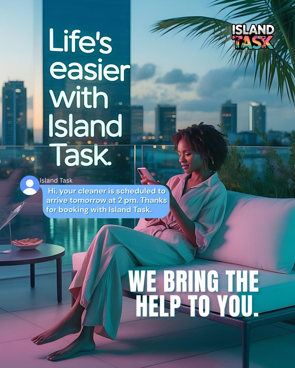 IslandTask's tweet photo. 📍 Life’s easier when you don’t have to do it all yourself.

From chores to repairs, IslandTask connects you with trusted Taskers who get it done ✅

📲 Book now: https://t.co/rLBwFaBXO3

#IslandTask #LifeMadeEasy #Jamaica https://t.co/c7rbjshHjV