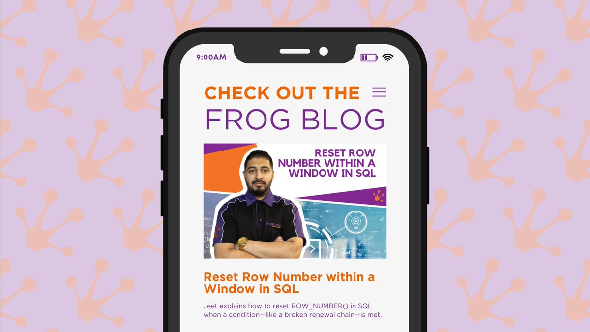 From subscriptions to smart sequencing:
Jeet’s latest post shows how to identify renewal groups in SQL.

Impressive and super practical✅ 

🐸 Read the Frog Blog by Jeet!
purplefrogsystems.com/2025/07/reset-… 

#SQL #SQLServer #SQLCode