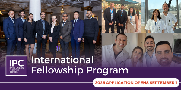 IpcPs's tweet photo. Opening September 1: Applications for the International Psoriasis Council (#IPC) International Fellowship Program!
Learn more and prepare to apply:
https://t.co/a1rCcOU1oi
#IPCFellowship #PsoriasisEducation #GlobalDermatology #DermatologyFellowship #IPCNextGen https://t.co/NB0uftlBuO