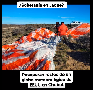 PatAmb's tweet image. Un globo de la NASA cayó en la meseta y el gobierno provincial recuperó los restos 🇦🇷
🎥 Mirá el **reel exclusivo** en Facebook:
facebook.com/share/r/19ej7K…]
📰 Nota completa 👉 patagoniambiental.com.ar/info/impactant…
#EyesOnPatagonia #NASAenChubut #PatagoniaUnderWatch #CienciaPatagónica