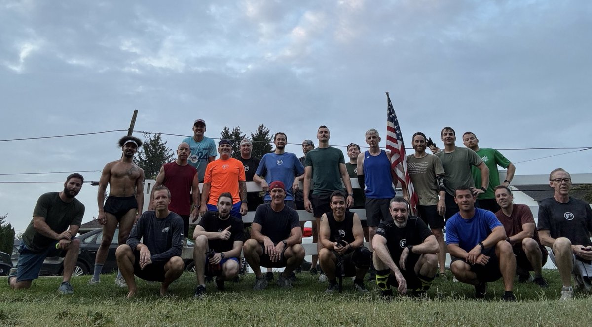 08/14/25 #AAR #F3BlastFurnace

22 PAX posted for a Powder Q including some ladder work around Reeves Park a set of 11s and then the infamous "Powder Says" burnout at the end

Getting after it! 💪
