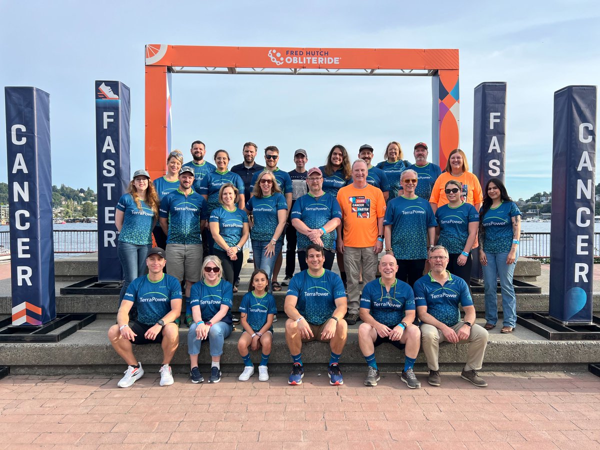 TerraPower (@terrapower) on Twitter photo Last weekend, the TerraPower Isotopes® team joined <a href="/Obliteride/">Obliteride</a> to help accelerate cancer research at Fred Hutch. From advancing life-saving isotopes to pedaling for a cure—we’re proud to support the fight against cancer on every front. #Obliteride #Actinium225 #NuclearMedicine Last weekend, the TerraPower Isotopes® team joined <a href="/Obliteride/">Obliteride</a> to help accelerate cancer research at Fred Hutch. From advancing life-saving isotopes to pedaling for a cure—we’re proud to support the fight against cancer on every front. #Obliteride #Actinium225 #NuclearMedicine