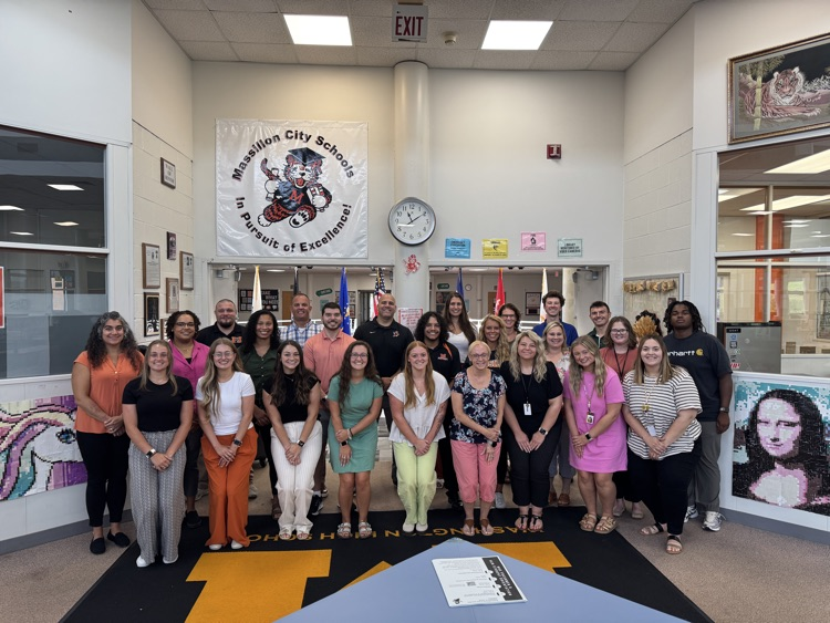 Welcome to the Tiger Family!🐯🧡

Today, we hosted our New Teacher Orientation! We’re thrilled to welcome 26 new teachers to the Massillon City Schools this school year!

We are so excited for a fantastic year ahead!✏️