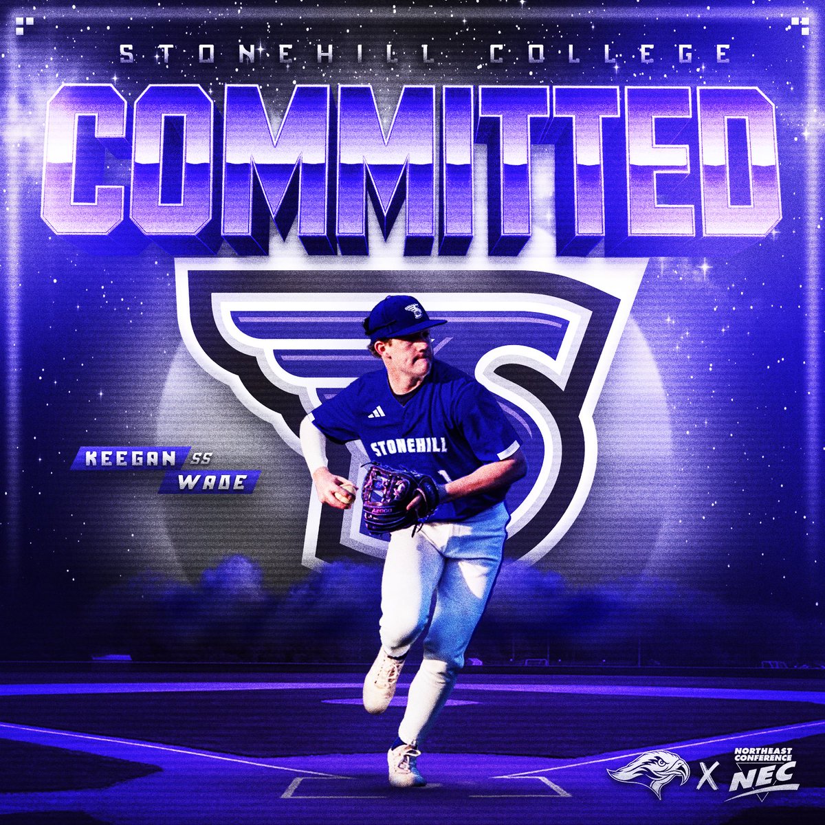 KeeganWade7's tweet photo. I am blessed to announce my commitment to play Division 1 baseball at Stonehill College! @buckscobaseball @LaSalle_Sports @KWerman_LSCHS @BBHprospect @PrepBaseballPA https://t.co/SxJxiOCOzm