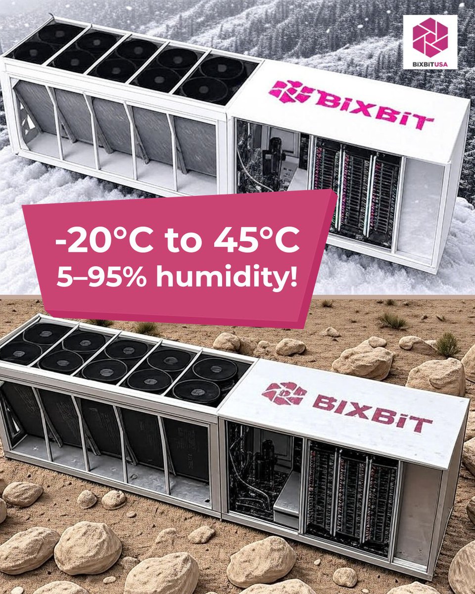 BiXBiT_USA (@bixbit_usa) on Twitter photo BiXBiT’s recent collaboration with Quantum Expeditions <a href="/QntmExpeditions/">Quantum Expeditions</a> powers crypto operations using flare gas and our quality immersion cooling tech—achieving overclocked uptime, near-zero failures, and cost-efficiency in harsh, off-grid conditions.
🌍 From Arctic cold to BiXBiT’s recent collaboration with Quantum Expeditions <a href="/QntmExpeditions/">Quantum Expeditions</a> powers crypto operations using flare gas and our quality immersion cooling tech—achieving overclocked uptime, near-zero failures, and cost-efficiency in harsh, off-grid conditions.
🌍 From Arctic cold to