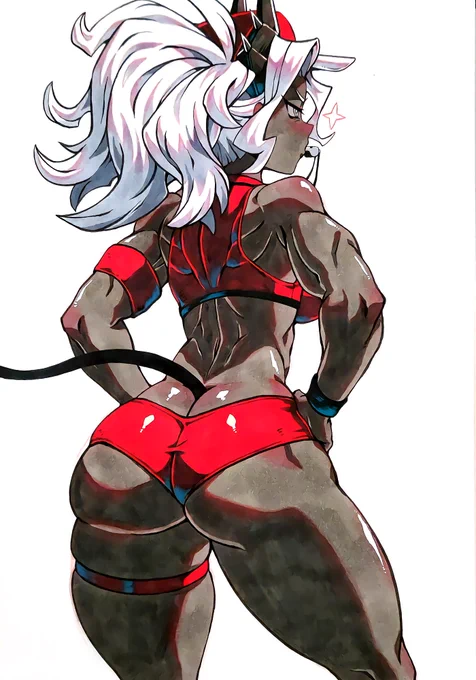 Judgement I've been drawing a lot of muscular women, but when I heard she wasn't there, I realized something! So I drew her! Summery, haha! Don't dive or play around in front of her! Thanks for watching! #Helltaker #Helltakerfanart