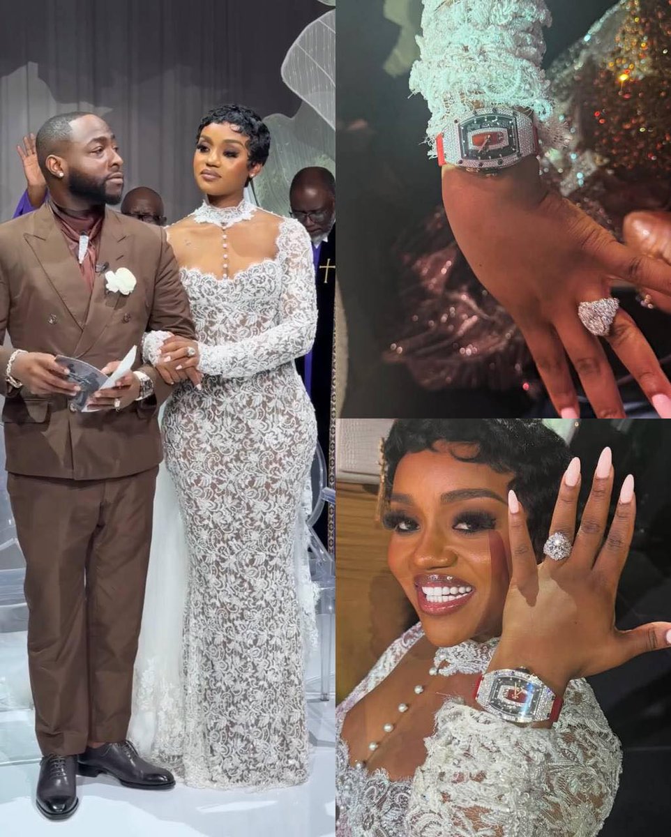 Coder4life's tweet image. Davido is cool. He will always be 001. He is the bahddest afrobeats star in the world, yet watching him feels like watching my home boy. Some are doing hot takes on his suit but all I see is a man genuinely happy to marry his better half.
Have a good one, Davido & Chioma.