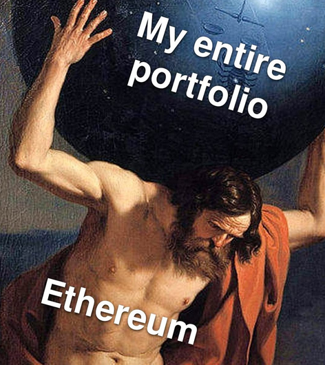 0xSweep's tweet photo. ETH carrying my entire net worth https://t.co/wuRPAGvhUu