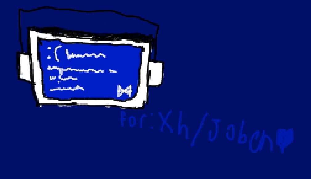 sevihira's tweet photo. for @xhdidwhat ! bro bluescreened https://t.co/Ip6kJS27Uf