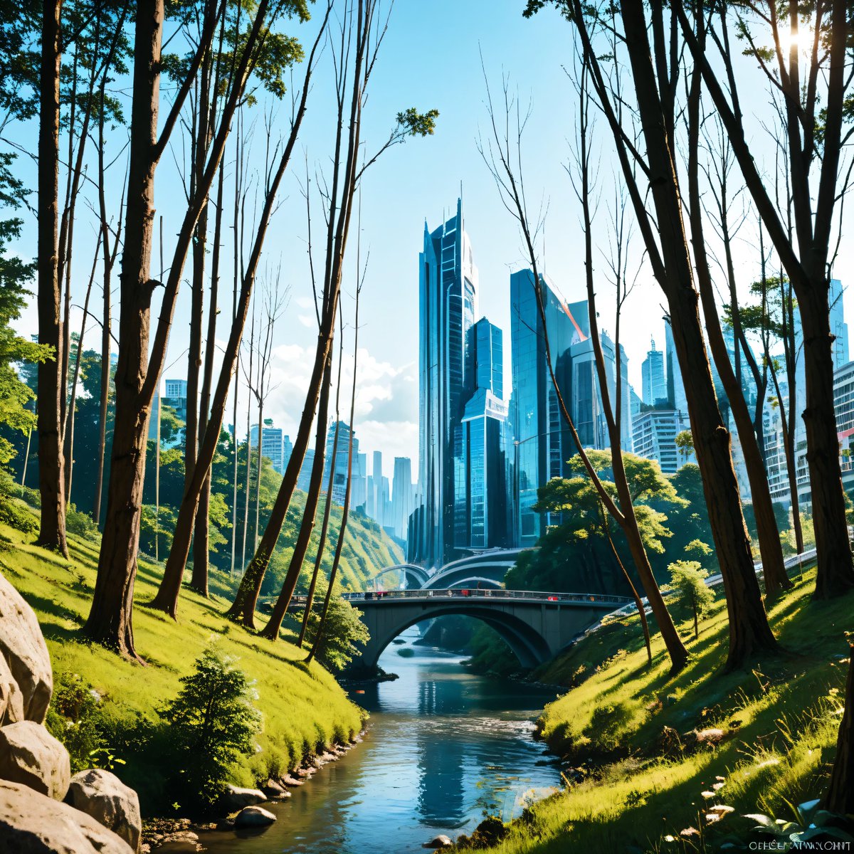 EAAII_V's tweet image. Harmony of Nature and Futuristic Architecture

A breathtaking vision of tomorrow where lush greenery and flowing rivers blend seamlessly with soaring glass skyscrapers. 🌿🏙️🚤

#FuturisticCity #EcoArchitecture #GreenUrbanism #Cityscape #UrbanDesign #FutureCity #Nature