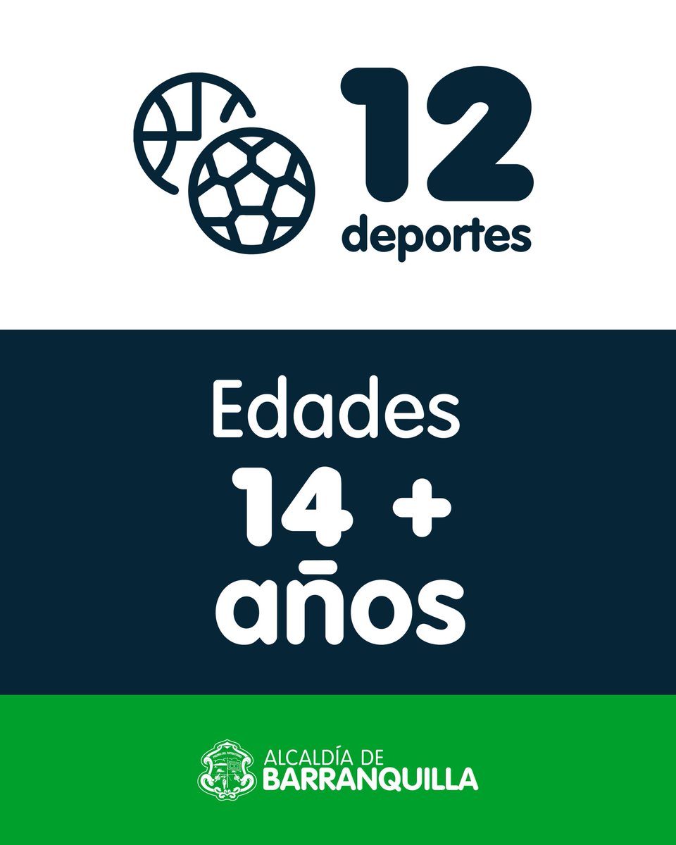 ¡Atención, Barranquilla! Están abiertas las inscripciones para participar en el programa Deporte Recreativo 2025 notasdeactualidad.com/atencion-barra… a través de <a href="/notasdeact/">notasdeactualidadbq</a>