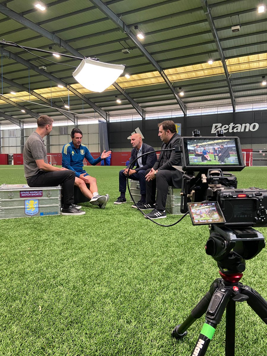 Danny Jamieson (@dannyjamieson) on Twitter photo Fascinating day talking to Unai Emery, Monchi and Damian Vidagamy to find out how they’ve transformed Aston Villa. #avfc fans - I’m sure you know, but you’re in incredibly safe hands!
Full interview on <a href="/footballontnt/">Football on TNT Sports</a> this Saturday
<a href="/DV1874/">Damian Vidagany</a> <a href="/leonsfdo/">Monchi</a> Fascinating day talking to Unai Emery, Monchi and Damian Vidagamy to find out how they’ve transformed Aston Villa. #avfc fans - I’m sure you know, but you’re in incredibly safe hands!
Full interview on <a href="/footballontnt/">Football on TNT Sports</a> this Saturday
<a href="/DV1874/">Damian Vidagany</a> <a href="/leonsfdo/">Monchi</a>
