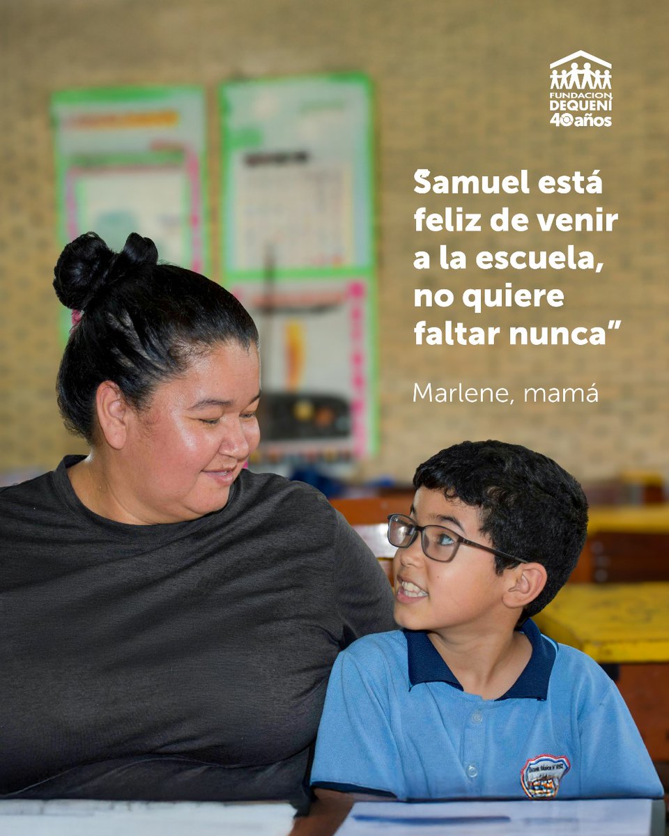 Para Samuel, la escuela es su lugar preferido y su mayor sueño es ser doctor. 💛
Le costaba leer, pero un día sorprendió a su mamá leyendo un texto sin pausas. 🥰✨
Conocé su historia: bit.ly/41IEa9P
Dequení, lo hacemos por los niños.
#Dequení40años
#TestimoniosDequení