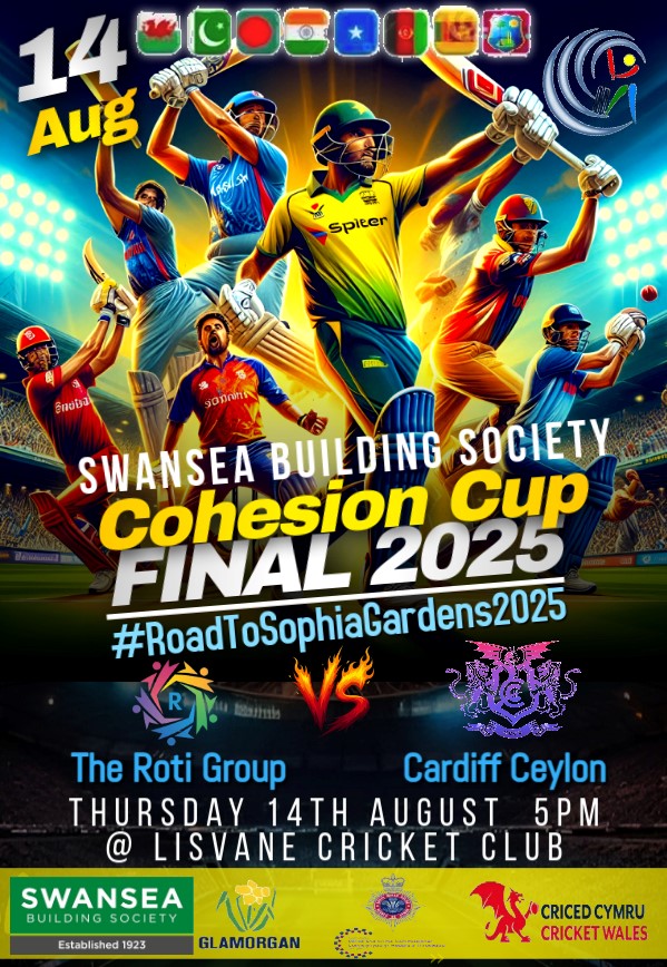 #TheFinal is underway! #TheRotiGroup win the toss and decide to bat first against #CardiffCeylon 
#CommunityCohesion
#RoadToSophiaGardens2025