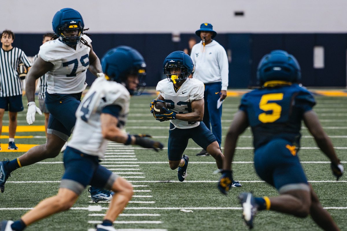 JUCO Football Frenzy (@jucoffrenzy) on Twitter photo Former (<a href="/TritonNation/">Iowa Central Football</a>) JUCO RB Cyncir Bowers at #WVU Fall Camp #JUCOPRODUCT #Mountaineers Former (<a href="/TritonNation/">Iowa Central Football</a>) JUCO RB Cyncir Bowers at #WVU Fall Camp #JUCOPRODUCT #Mountaineers