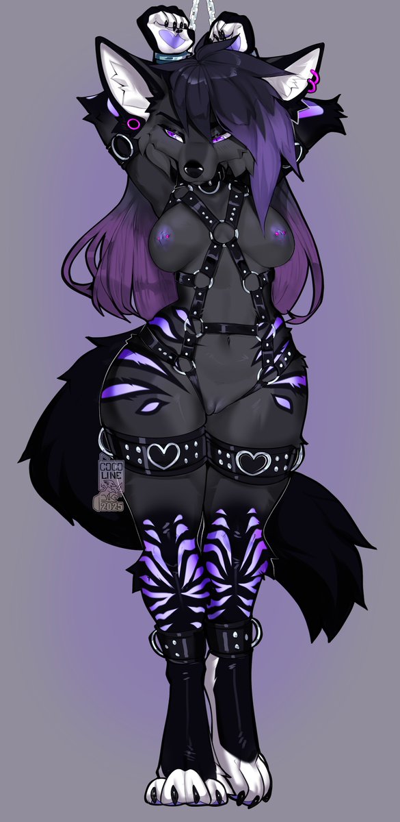 "Coco Harness"

You wanted some Coco? you'll have some~ 
Seems like she is stuck in this position!! It's so unfair!