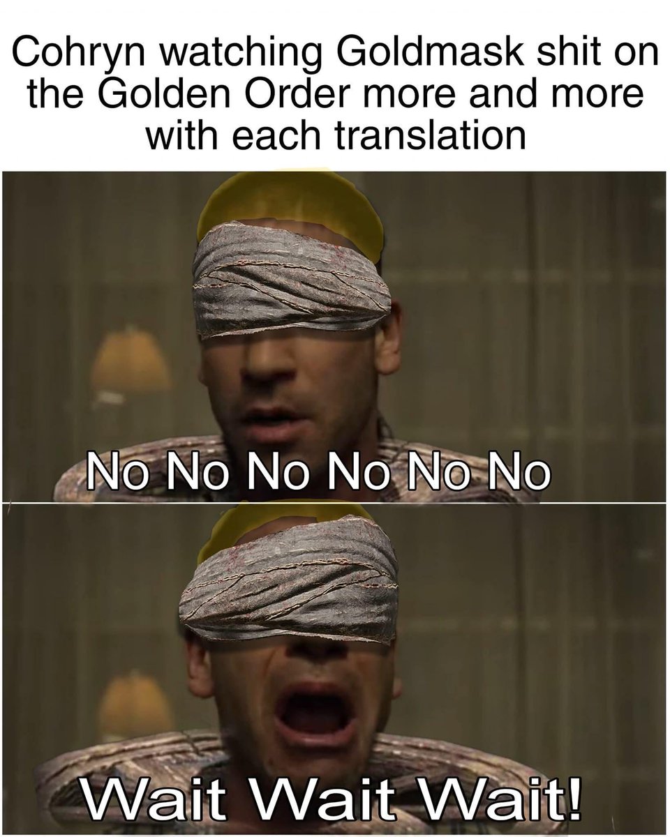 Goldmask too based for this nonsense. 🫲🏿🌻🫱🏿 | #ELDENRING

🔗 Wiinterfang