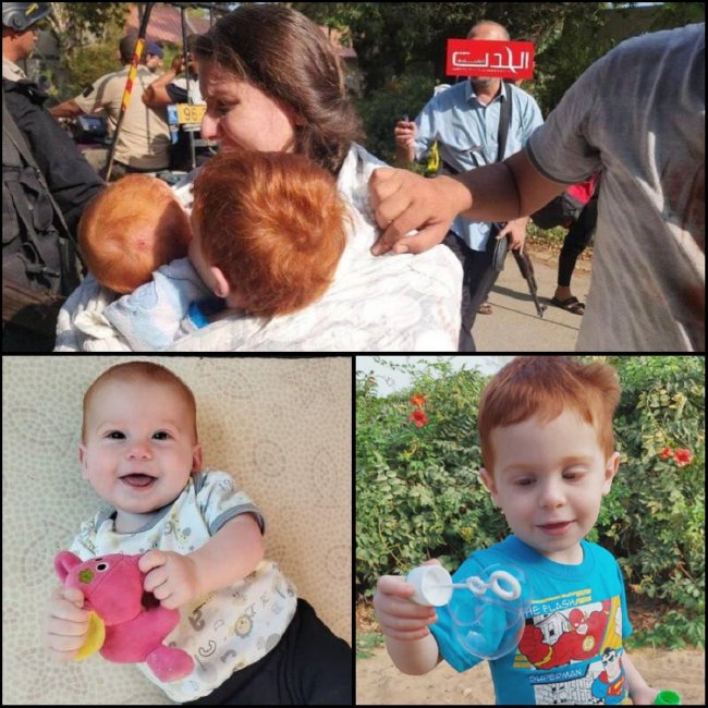 After yesterday's shameful antisemitic display by #UEFA, let us remember the Bibas family who was kidnapped to Gaza by Hamas barbarians, on #October7th.
Kfir was only 9 months old. 
He was murdered by Palestinians, in captivity.
<a href="/UEFA/">UEFA</a>, you're a disgrace to humanity.
#Israel #Gaza