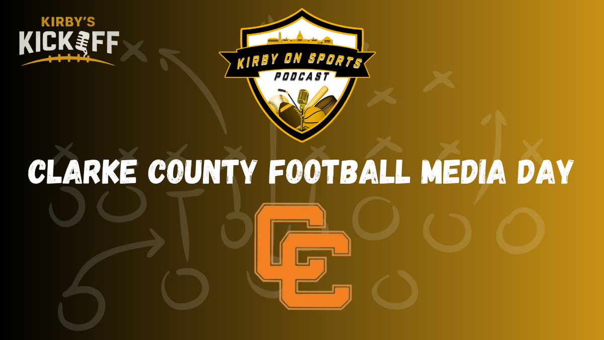 The Kirby on Sports Podcast (@kirbyonsports) on Twitter photo It’s #ClarkeCounty Football Media Day!
Josh Kirby is in Berryville talking with Joseph Stem, Aidan Genda, Marshall Pigott & Head Coach Casey Childs about bouncing back from last year’s playoff loss & gearing up for 2025. #KirbysKickoff
<a href="/AthleticsCCHS/">CCHS Athletics</a> <a href="/ClarkeCoFB/">Clarke Co. Football</a> <a href="/childsc20/">Coach Childs</a> It’s #ClarkeCounty Football Media Day!
Josh Kirby is in Berryville talking with Joseph Stem, Aidan Genda, Marshall Pigott & Head Coach Casey Childs about bouncing back from last year’s playoff loss & gearing up for 2025. #KirbysKickoff
<a href="/AthleticsCCHS/">CCHS Athletics</a> <a href="/ClarkeCoFB/">Clarke Co. Football</a> <a href="/childsc20/">Coach Childs</a>