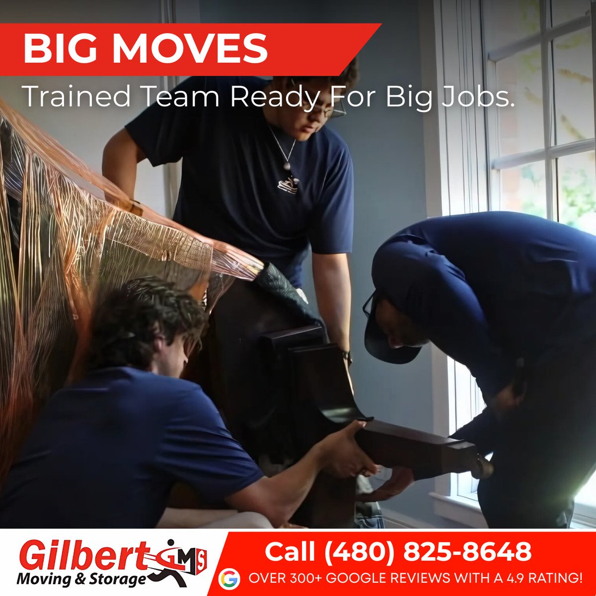 GilbertMoving's tweet image. Big move? No problem! Our trained team is ready for the job! 💪

📞 Call us today at
(480) 825-8648
🌐 gilbertmovingandstorage.com

#BigMoves #PhoenixMoving #ProfessionalMovers #StressFreeMove