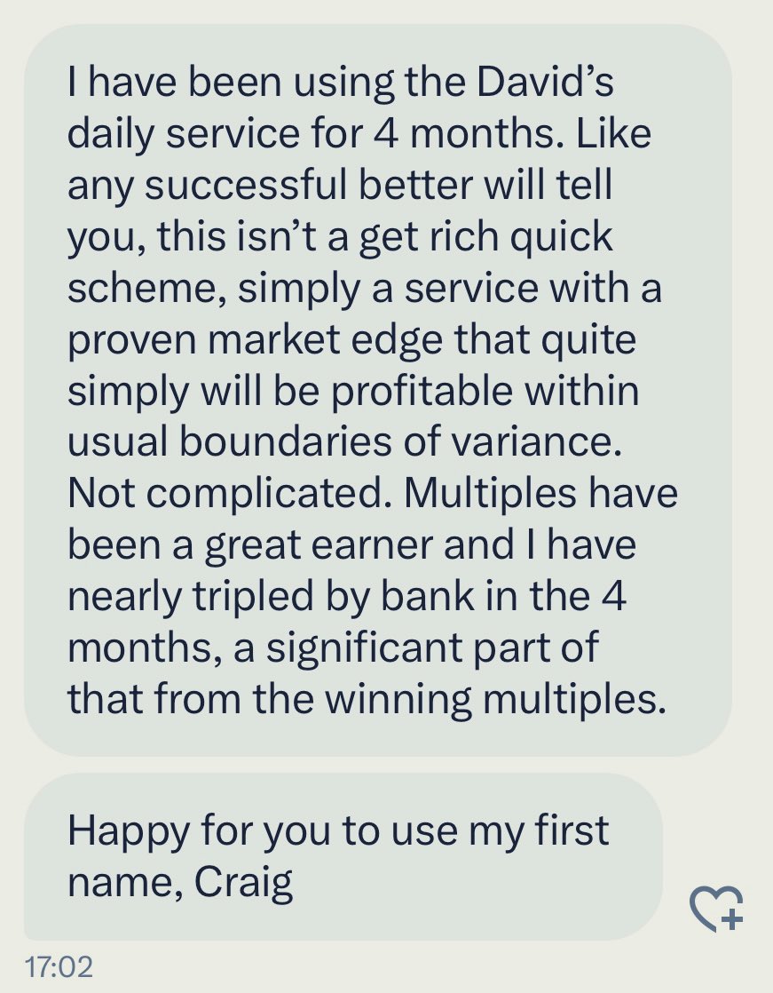 I’ll say it again. There really are only two types of people. And Craig is one of them.