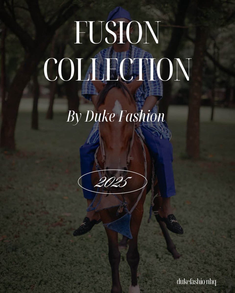 dukefashionhq's tweet photo. For my birthday this year, I’m unwrapping a special gift just for you- the Fusion Collection!
Stay tuned as we reveal stunning designs you’ll love to wear.
#FusionCollection
#MadebyDuke
#fashion https://t.co/wFZbVvrJhb