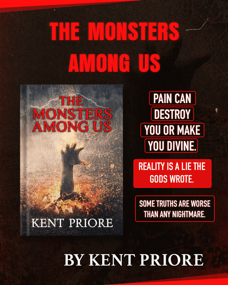 BookPings (@bookpings) on Twitter photo In a game of gods, survival demands more than courage.
When the illusion shatters, <a href="/KentPriore/">Kent Priore, Author</a> ’s The Monsters Among Us reveals a dark fight between despair and the strength to save it all.
Available on - amazon.com/gp/product/B0D… In a game of gods, survival demands more than courage.
When the illusion shatters, <a href="/KentPriore/">Kent Priore, Author</a> ’s The Monsters Among Us reveals a dark fight between despair and the strength to save it all.
Available on - amazon.com/gp/product/B0D…