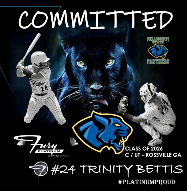 TN Fury Platinum Richards (@tnfuryrichards) on Twitter photo 🚨🚨🚨COMMITMENT ALERT🚨🚨🚨
We are so Excited to Announce that our <a href="/TrinityBettis/">Trinity Bettis</a> has officially committed with <a href="/PSCCSoftball/">PSCCSoftball</a> 🥎
#PlatinumProud 🩶🖤
#PanthersNation 💙💛
<a href="/FuryPlatinum/">FuryPlatinumSoftballClub</a> <a href="/FPXposures/">Fastpitch Xposures</a>
🎉🎉🎉🎉👏👏👏👏💪🏼💪🏼 🚨🚨🚨COMMITMENT ALERT🚨🚨🚨
We are so Excited to Announce that our <a href="/TrinityBettis/">Trinity Bettis</a> has officially committed with <a href="/PSCCSoftball/">PSCCSoftball</a> 🥎
#PlatinumProud 🩶🖤
#PanthersNation 💙💛
<a href="/FuryPlatinum/">FuryPlatinumSoftballClub</a> <a href="/FPXposures/">Fastpitch Xposures</a>
🎉🎉🎉🎉👏👏👏👏💪🏼💪🏼