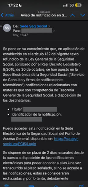 #MetaProtec (@metaprotec) on Twitter photo ⚠️ Cuidado con los correos falsos que suplantan a organismos oficiales como <a href="/info_TGSS/">Información TGSS</a>
Si recibes un email desde "aviso@sede.com", ¡NO LO ABRAS! Es un intento de fraude 🛑
📩 Verifica siempre la dirección y el origen antes de hacer clic.
#Ciberseguridad #Fraude #Phishing ⚠️ Cuidado con los correos falsos que suplantan a organismos oficiales como <a href="/info_TGSS/">Información TGSS</a>
Si recibes un email desde "aviso@sede.com", ¡NO LO ABRAS! Es un intento de fraude 🛑
📩 Verifica siempre la dirección y el origen antes de hacer clic.
#Ciberseguridad #Fraude #Phishing