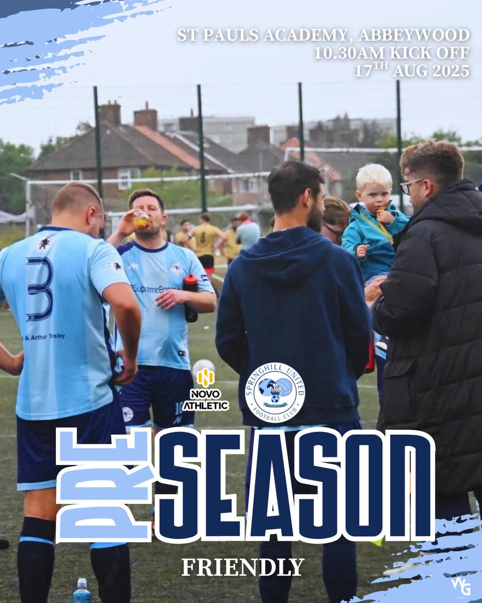 SpringhillBlues's tweet image. Pre-season game no5
We are on the road again this sunday, against a newly formed side,
Who we will meet again across the season!
Novo Athletic Vs Springhill Blues (10:30am KO) 🕑
St Paul Academy, Abbeywood SE2 9PX 🏟
@WESFA_Football @wyntergraphics
@Novoathletic
