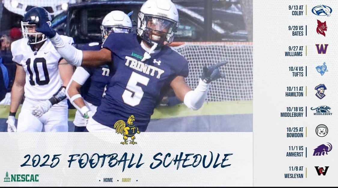 Rocco Zenick (@roccozenick) on Twitter photo Thank you for the game day invite, look forward to attending! <a href="/TrinCollFB/">Trinity College Football</a> <a href="/CoachAcq/">Lew Acquarulo</a> <a href="/waterbury_fb/">WCA Spartan Football</a> <a href="/JonasRousseauSr/">Mr. Elevated</a> <a href="/Blaize4534/">coachblaize</a> <a href="/Sturdivant1J/">Coach Jason Sturdivant</a> <a href="/C_Calle23/">Coach Christian Calle</a> Thank you for the game day invite, look forward to attending! <a href="/TrinCollFB/">Trinity College Football</a> <a href="/CoachAcq/">Lew Acquarulo</a> <a href="/waterbury_fb/">WCA Spartan Football</a> <a href="/JonasRousseauSr/">Mr. Elevated</a> <a href="/Blaize4534/">coachblaize</a> <a href="/Sturdivant1J/">Coach Jason Sturdivant</a> <a href="/C_Calle23/">Coach Christian Calle</a>