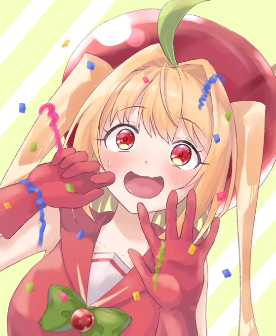 4周年、おめでとうございます! いつも密かに応援してます。 #あまーいあーと #甘衣あぷる4周年2025