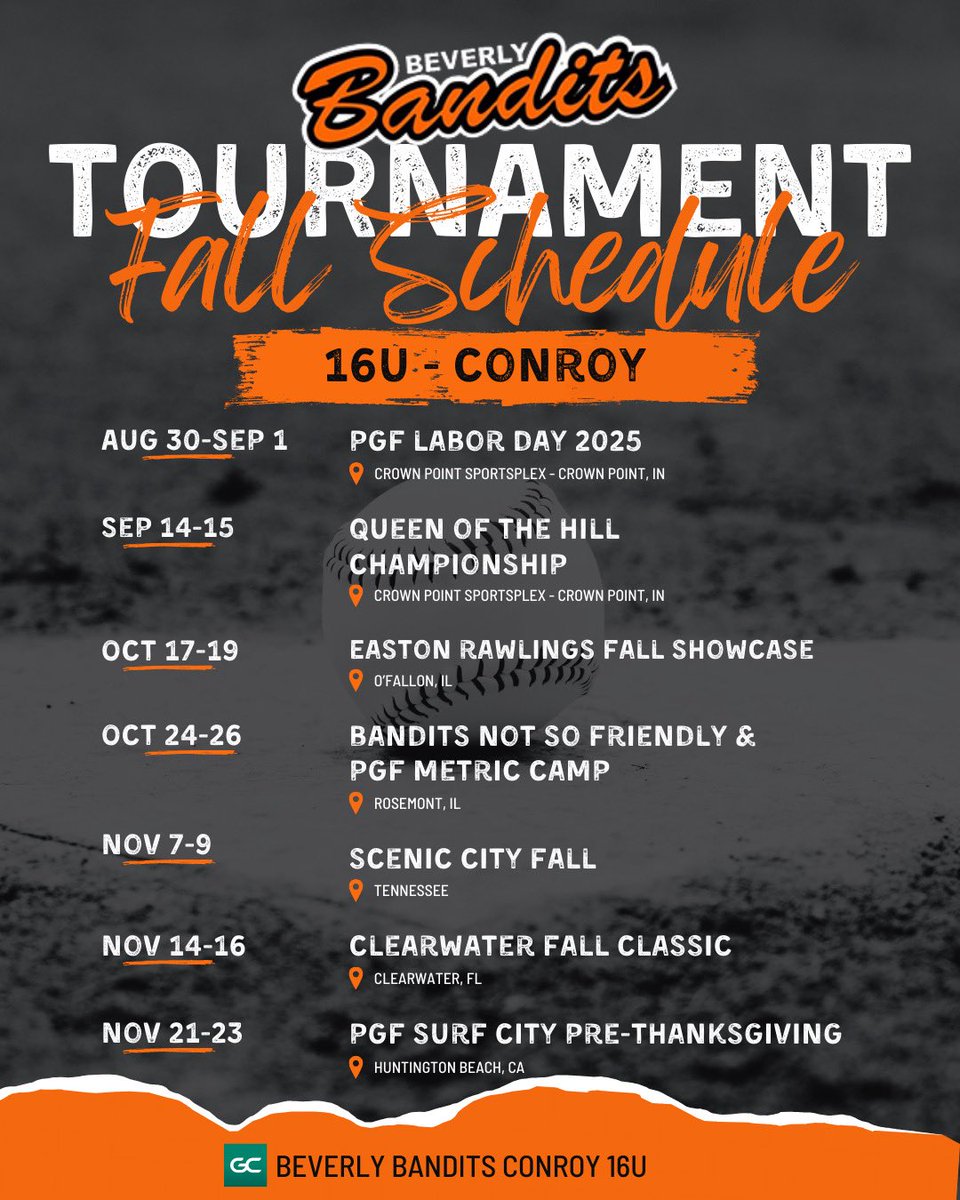 Nora_Probst's tweet image. Our fall schedule is set—can’t wait to get started!