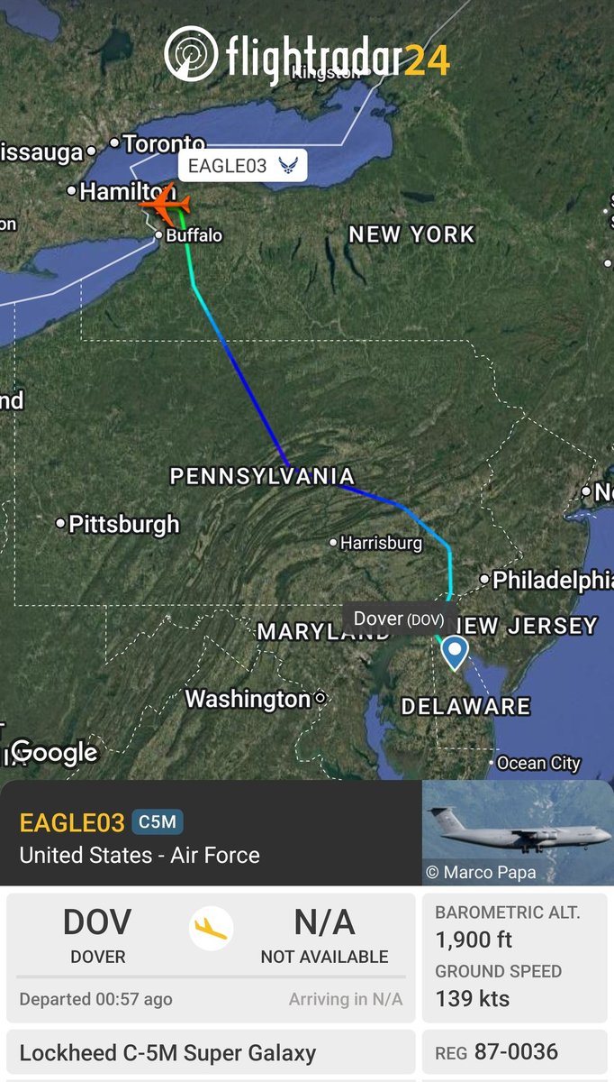 sipjack1776's tweet photo. C-5M Super Galaxy
#AE0581
87-0036/EAGLE03
Dover>Niagara Falls
@Borrowed7Time https://t.co/Dme6o5xQBB