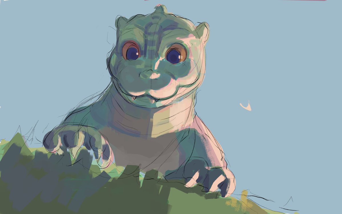 30 minutes goji jr sketch that i just gave up trying to render this