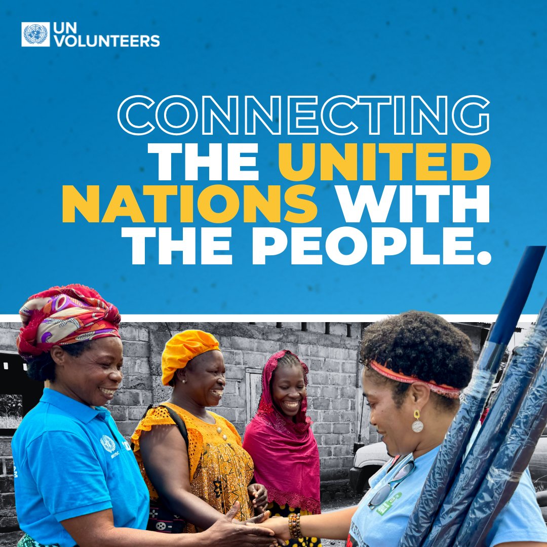 💡 How do UN Volunteers make the UN relatable to communities?
By listening, learning, and acting alongside the people every day. #UNVolunteers #LocalAction
