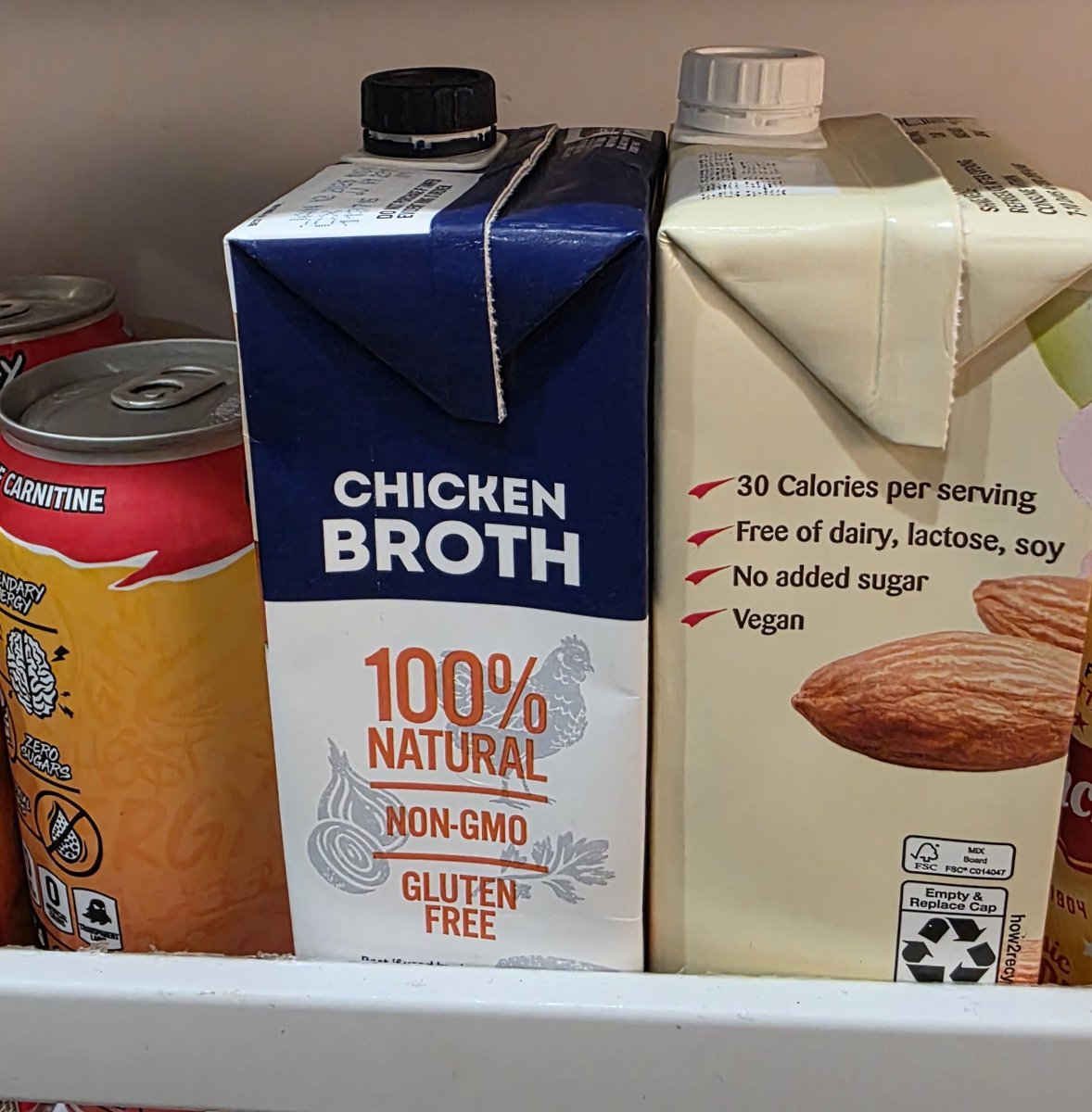 I accidently added chicken stock instead of almond milk to my coffee...