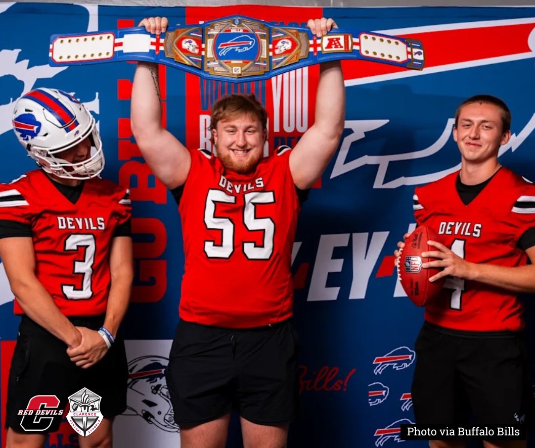 Clarence Central School District (@clarencecsd) on Twitter photo .<a href="/ClarAthletics/">Clarence PE, Health & Athletics</a> student-athletes are connecting with the <a href="/BuffaloBills/">Buffalo Bills</a>!
-Flag football players joined a Section VI team to play Section V at halftime of the Bills preseason game Saturday.
-Football players took part in the Section VI Football Media Day Tuesday. #ClarenceProud .<a href="/ClarAthletics/">Clarence PE, Health & Athletics</a> student-athletes are connecting with the <a href="/BuffaloBills/">Buffalo Bills</a>!
-Flag football players joined a Section VI team to play Section V at halftime of the Bills preseason game Saturday.
-Football players took part in the Section VI Football Media Day Tuesday. #ClarenceProud