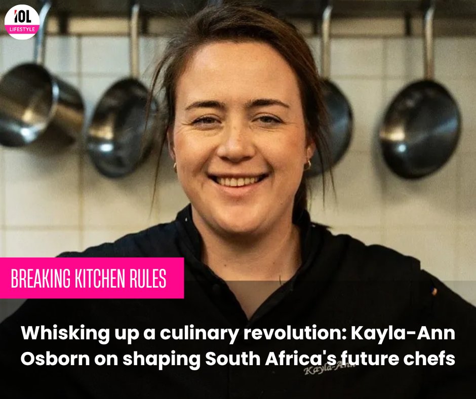 IOL_Lifestyle's tweet image. From farm roots to fine dining—and now, to shaping the next generation. Chef Kayla-Ann Osborn is serving up a new recipe.
#KaylaAnnOsborn #CulinarySchool #FoodEducation #BreakingBarriers #ChefLife #SouthAfricanChefs
Read on tinyurl.com/yupvb3sn