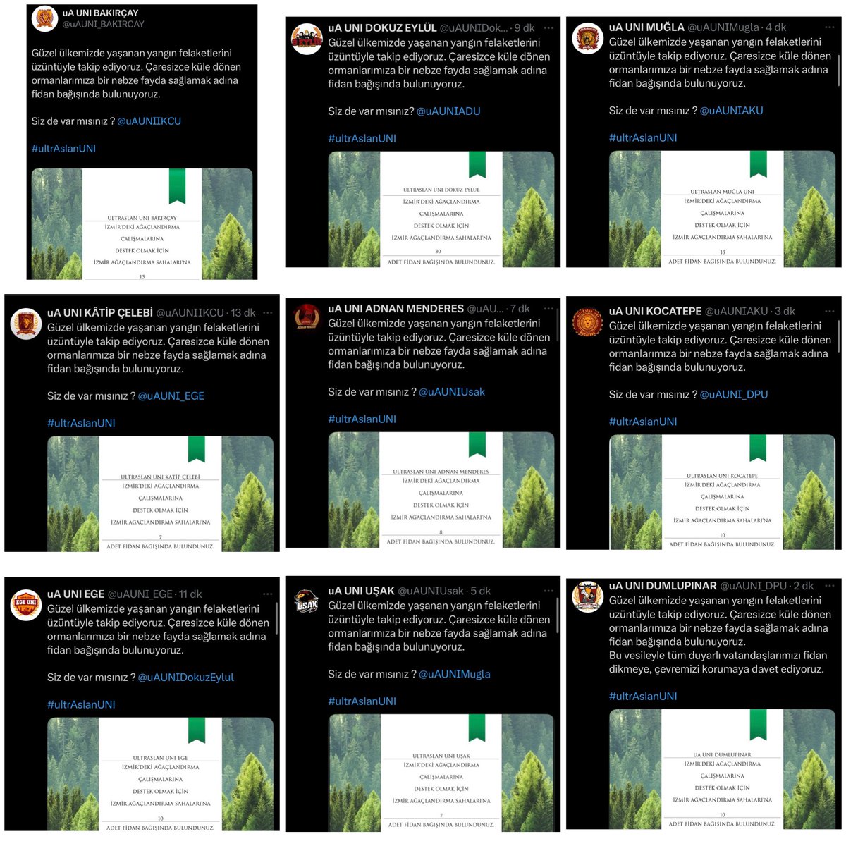 Vatanı korumak; siyaset yapmak değil, partizanlık yapmak değil, bölmek yakmak yıkmak hiç değildir. Vatanı korumak; bastığın toprağı, gölgesine uzandığın ağacı, nefes aldığın ormanları, ekip biçtiğin ovaları korumaktır. 
Birlikten kuvvet doğar!