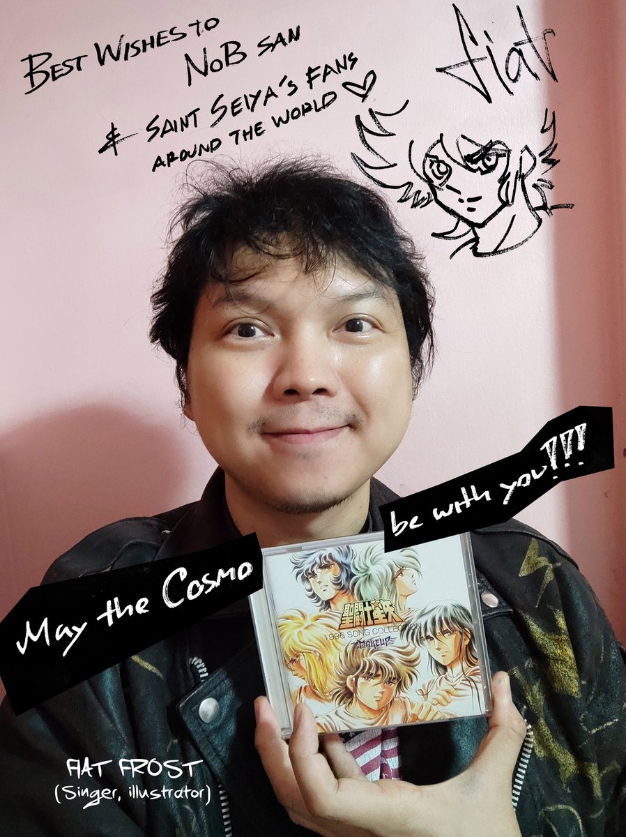 fiatfrost's tweet photo. #NoB #nobuoyamada #tribute #saintseiya Last year, I sent E-card to cheer up Mr. Nobuo Yamada during his  fighting with cancer, through NoB' fans community via twitter. In August 9, 2005 he passed away. May the Cosmo be with him. His music and performance will be remember. https://t.co/CCjGW0prze