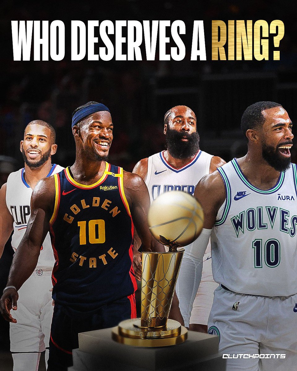 ClutchPoints's tweet image. Which player in the NBA right now needs a ring the most?

💍 Chris Paul
💍 James Harden
💍 Jimmy Butler
💍 Mike Conley
💍 Other