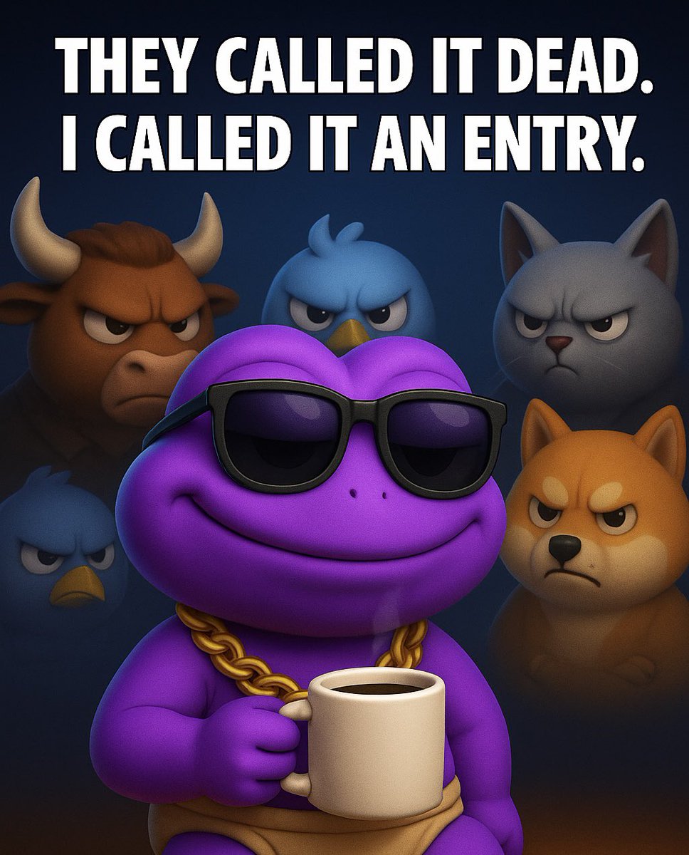 🌞💜 GOOD THURSDAY, BABYPURPE FAM – WE’RE BUILT DIFFERENT! 💜🌞

👶📈 The market moves, but our floor stays solid and the team stays locked in.
Every day we’re stacking strength, growing the fam, and getting closer to that next big send.

💎 Diamond hands on deck.
🚀 Solid