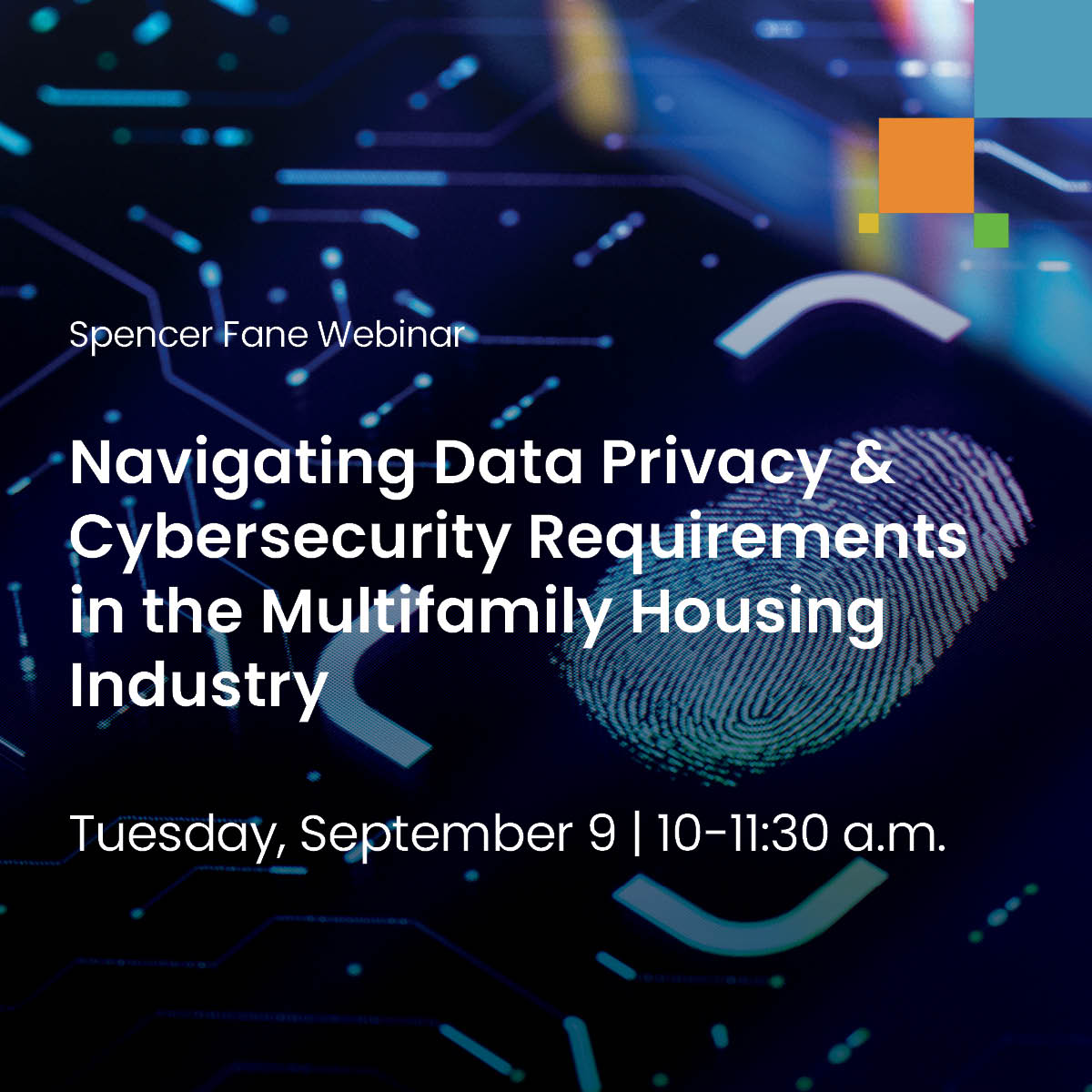 Apartment owners and operators won't want to miss our September 9 webinar. Register now to gain practical insights on navigating the sensitive personal information encountered throughout the life cycle of a tenancy and addressing cybersecurity threats. tinyurl.com/4k2dv9wc