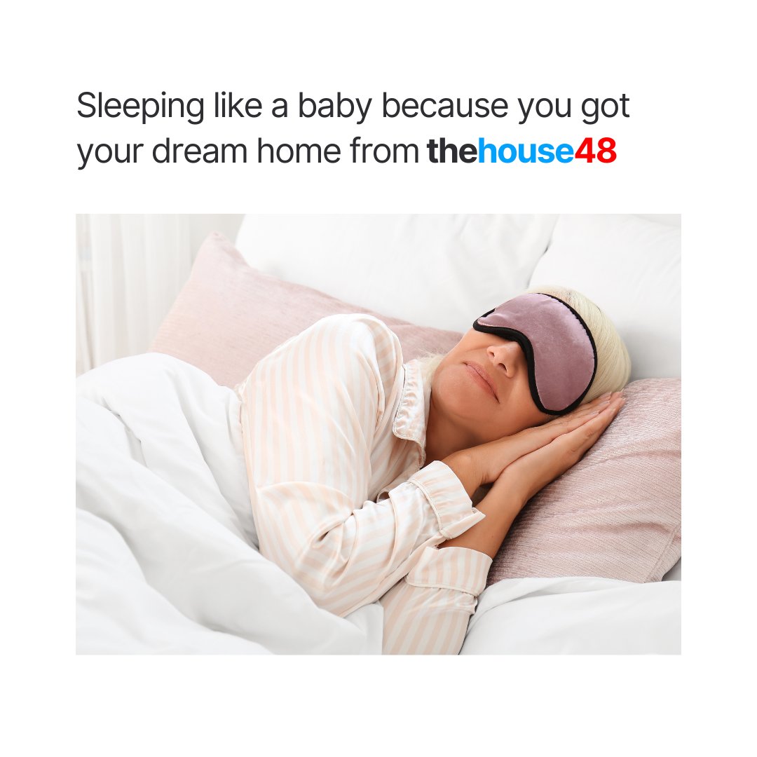 Thehouse48_hub's tweet photo. Sleeping like a baby π π€ knowing I've got my dream home from thehouse48 πβ€οΈ Priceless peace of mind! π #DreamHomeBliss #House48 #HomeSweetHome #PeaceOfMind #SleepLikeABaby https://t.co/5X4BPVcBnH