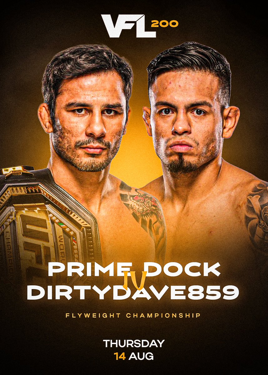 Gringo_AFC's tweet photo. VFL 200: #PrimeDock vs. @DirrtyDave859 IV - The VFL Flyweight Championship of the World 🏆

🕕 6pm BST / 1pm US EST for the Prelim Card!

🕙 10pm BST / 5pm US EST for the Main Card!

📹 https://t.co/QCZvyxaeET #VFL #EASPORTSUFC5 https://t.co/gncEISqdNZ