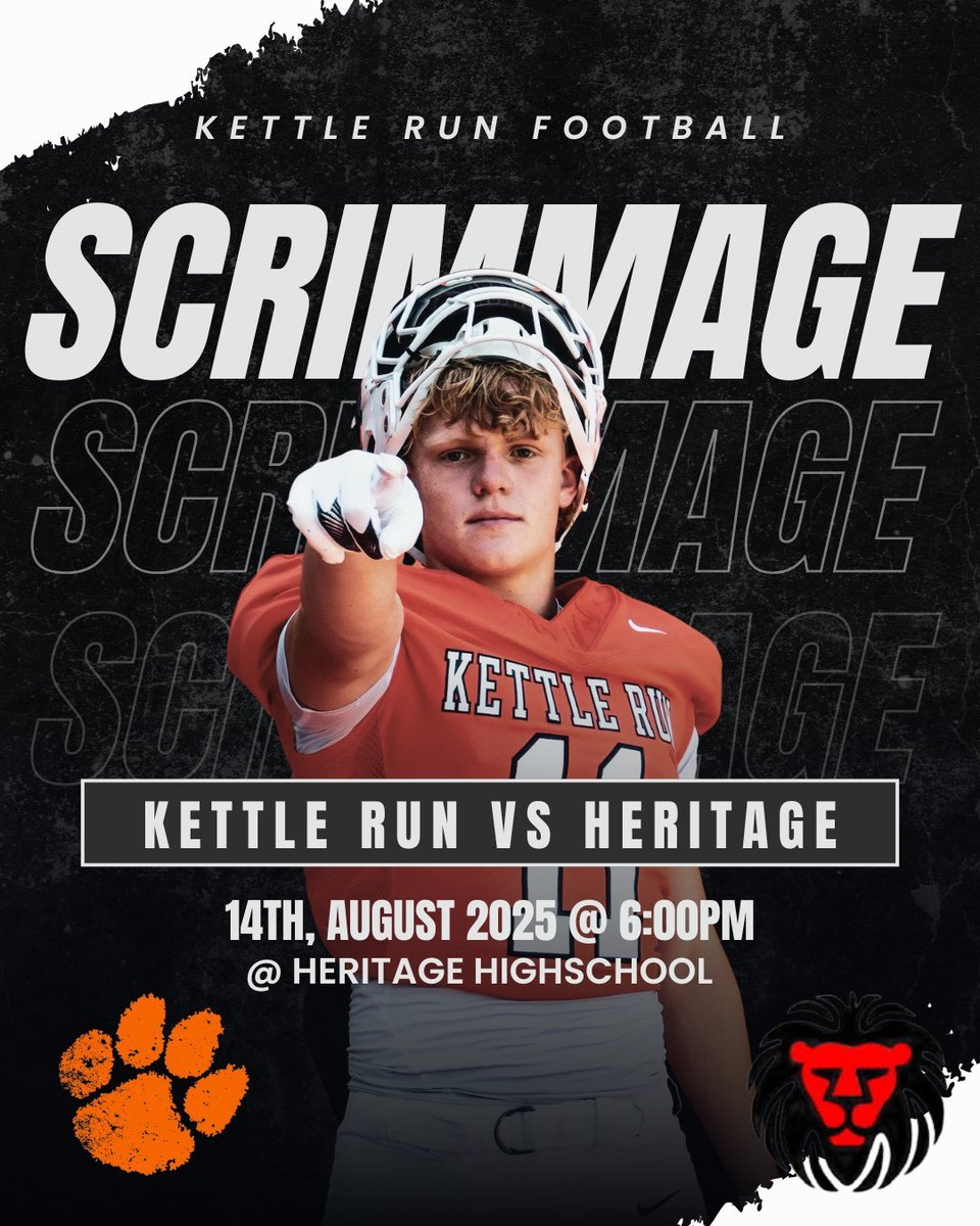🚨🚨Scrimmage #1 Tonight!!🚨🚨

⏰Kickoff @ 6:00

📍Heritage High School
520 Evergreen Mill Rd SE
Leesburg, VA 20175

#ROLLCOUGS
