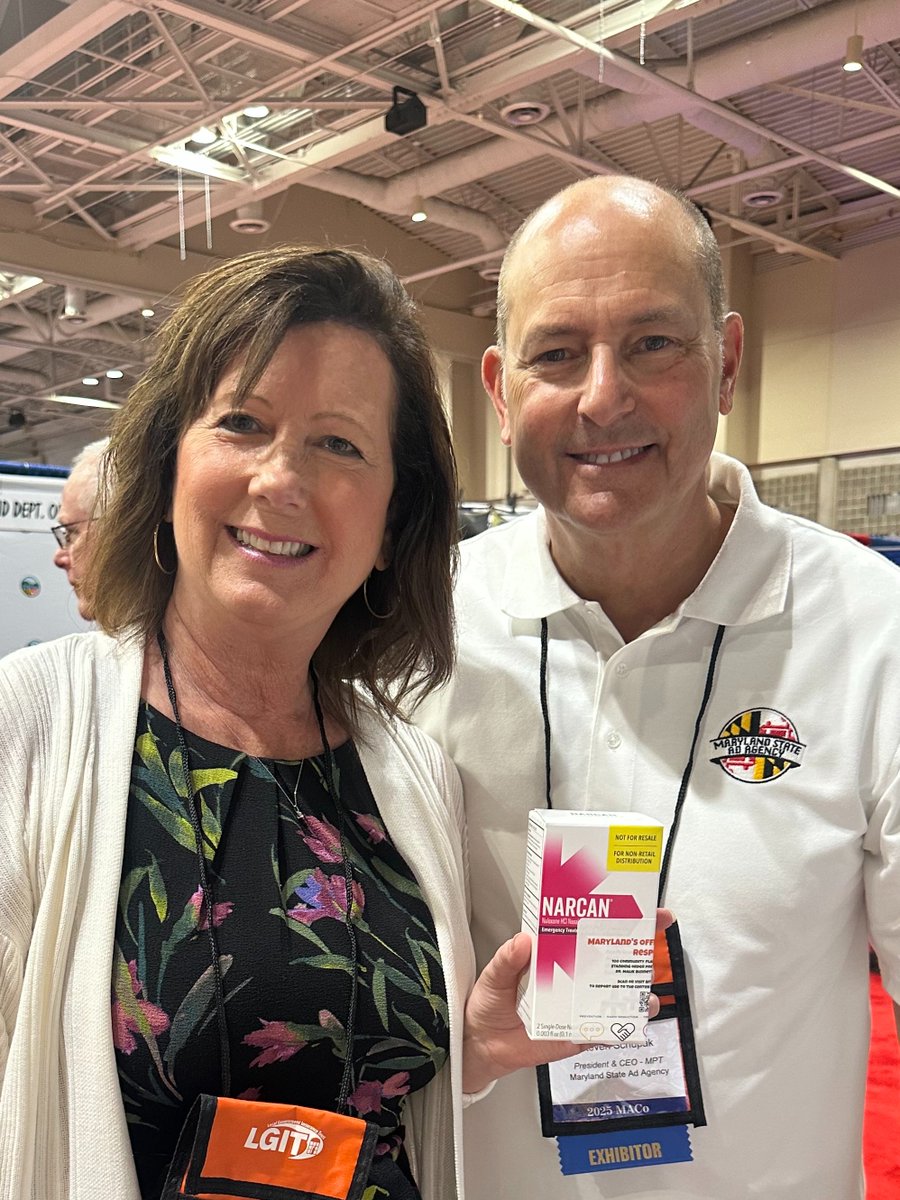 Day one of #MACoCon 2025 is off to a great start! We've already given out 32 doses of naloxone.

Stop by to get yours and to learn about Maryland's efforts to reduce overdoses across the state. #StopOverdoseMD